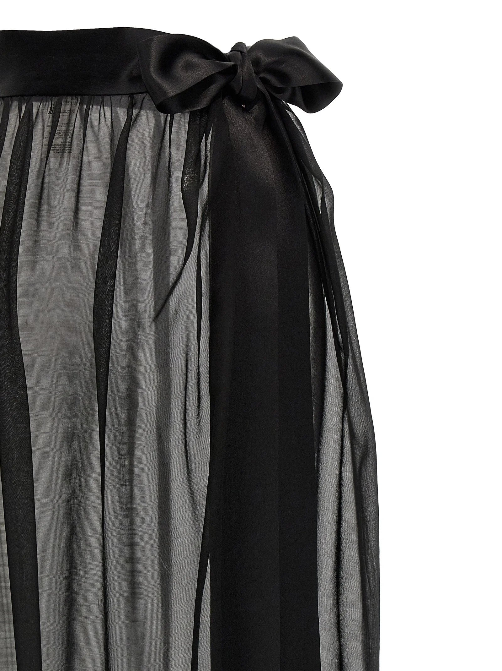 Dolce & Gabbana Black Silk Mini Skirt - IT44