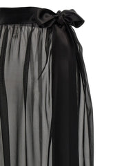 Dolce & Gabbana Black Silk Mini Skirt - IT44