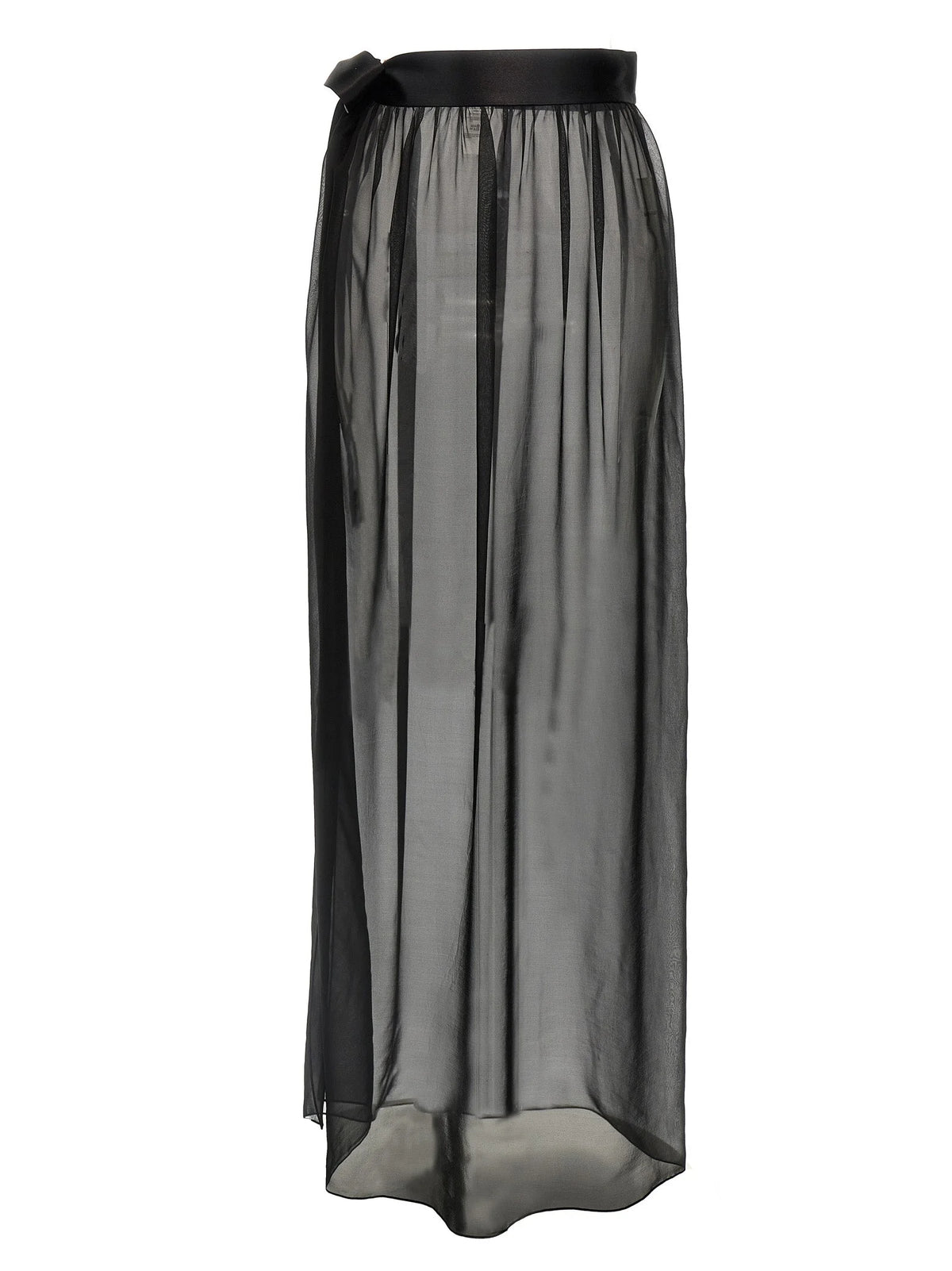 Dolce & Gabbana Black Silk Mini Skirt - IT44