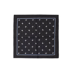 Dolce & Gabbana Black Silk Pocket Square - Handkerchiefs