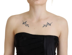 Dolce & Gabbana Black Silk Shift Short Mini Party Dress - Dresses