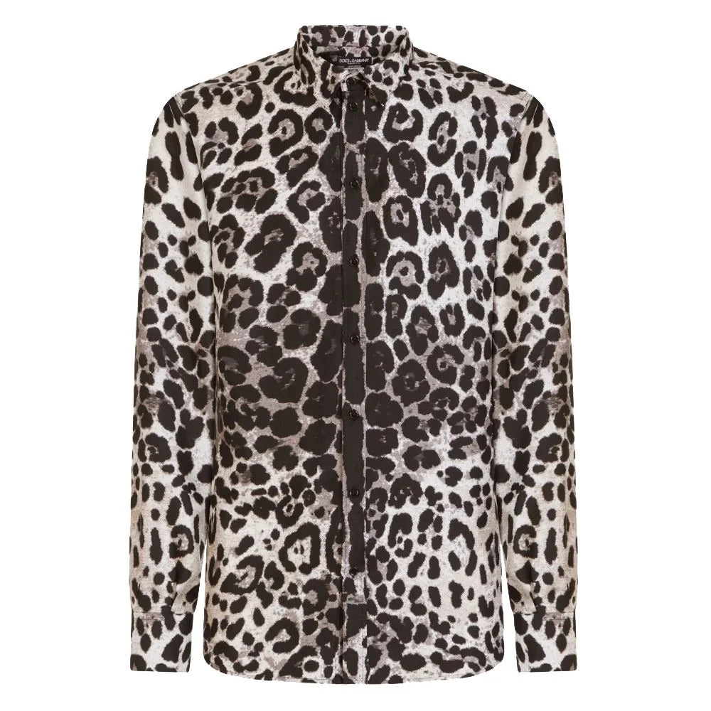 Dolce & Gabbana Black Silk Shirt - 37