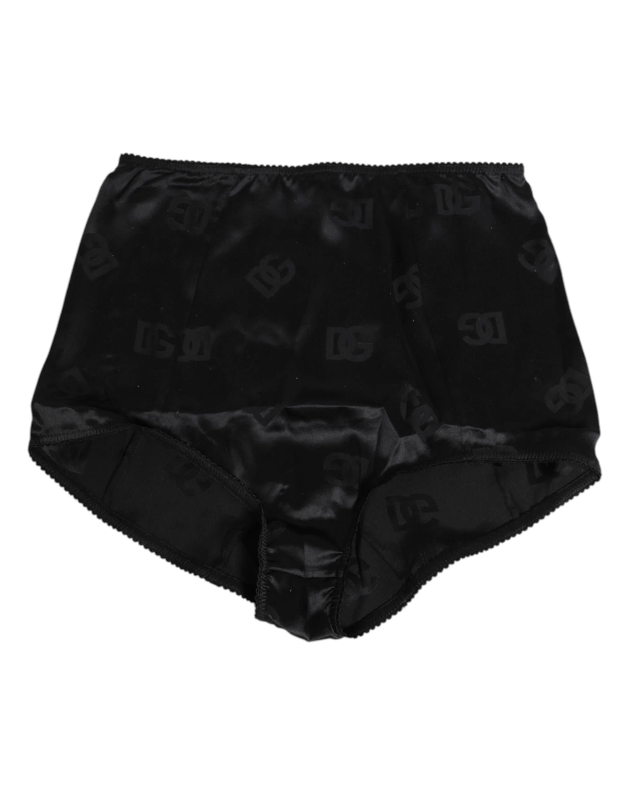 Dolce & Gabbana Black Silk Stretch High Waist Girdle Underwear - IT2 | S - Shapewear