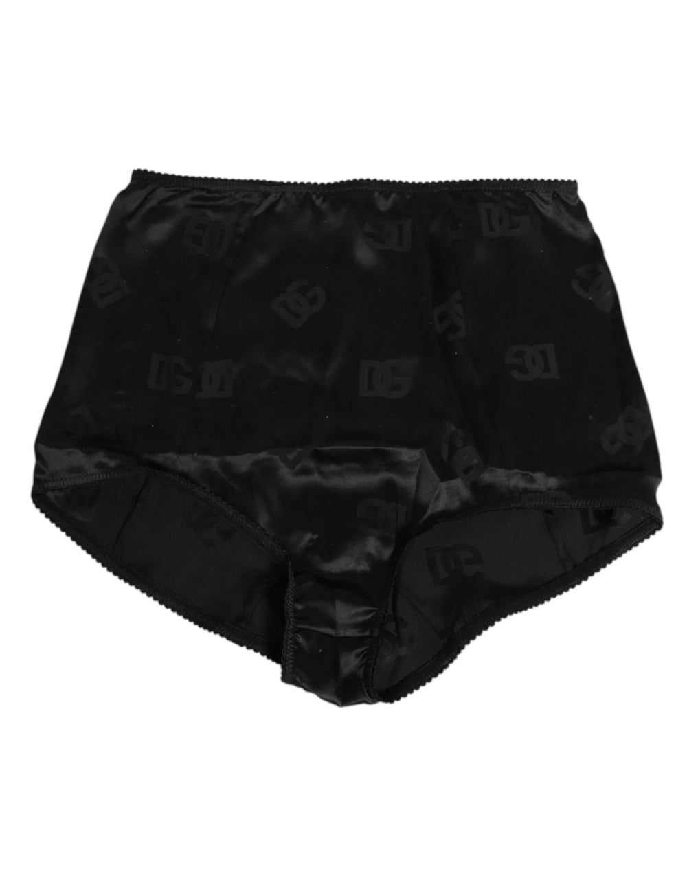 Dolce & Gabbana Black Silk Stretch High Waist Girdle Underwear - IT2 | S - Shapewear