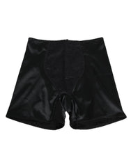 Dolce & Gabbana Black Silk Stretch Slip Cycling Women Underwear - IT2 | S - Boyshorts