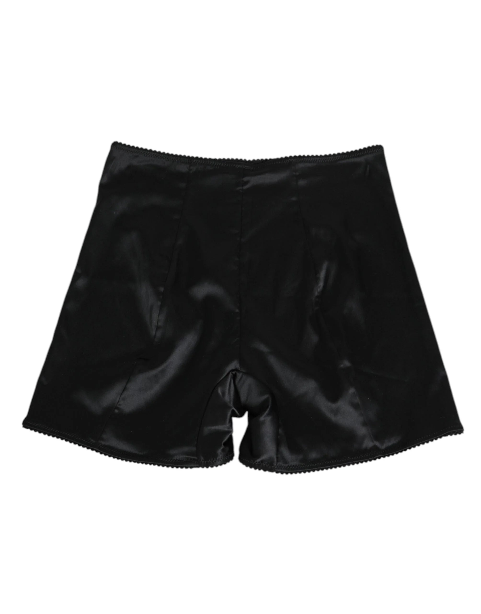 Dolce & Gabbana Black Silk Stretch Slip Cycling Women Underwear - IT2 | S - Boyshorts