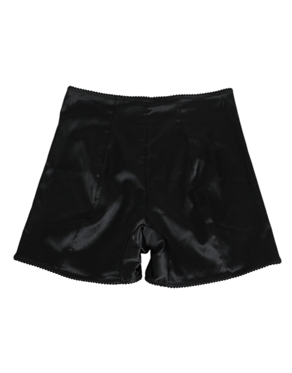 Dolce & Gabbana Black Silk Stretch Slip Cycling Women Underwear - IT2 | S - Boyshorts