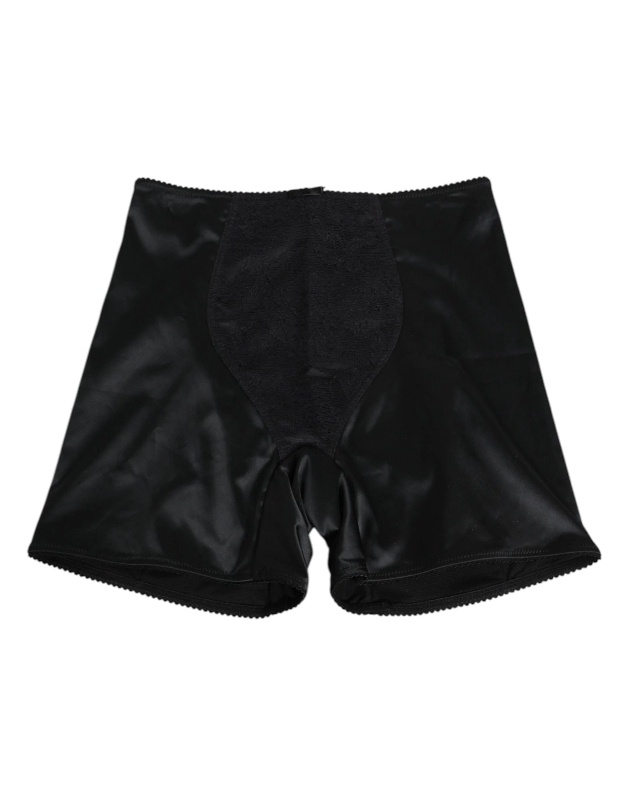 Dolce & Gabbana Black Silk Stretch Slip Cycling Women Underwear - IT2 | S - Boyshorts