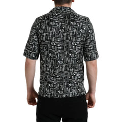 Dolce & Gabbana Black Silk T-Shirt - IT40 | M