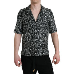 Dolce & Gabbana Black Silk T-Shirt - IT40 | M
