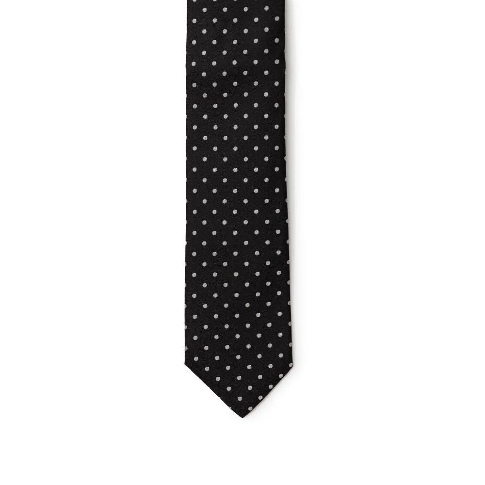 Dolce & Gabbana Black Silk Ties & Bowty - 6 cm - Neckties