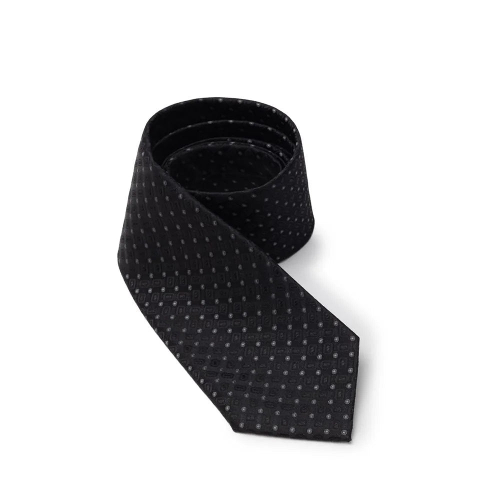 Dolce & Gabbana Black Silk Ties & Bowty - 8 cm - Neckties