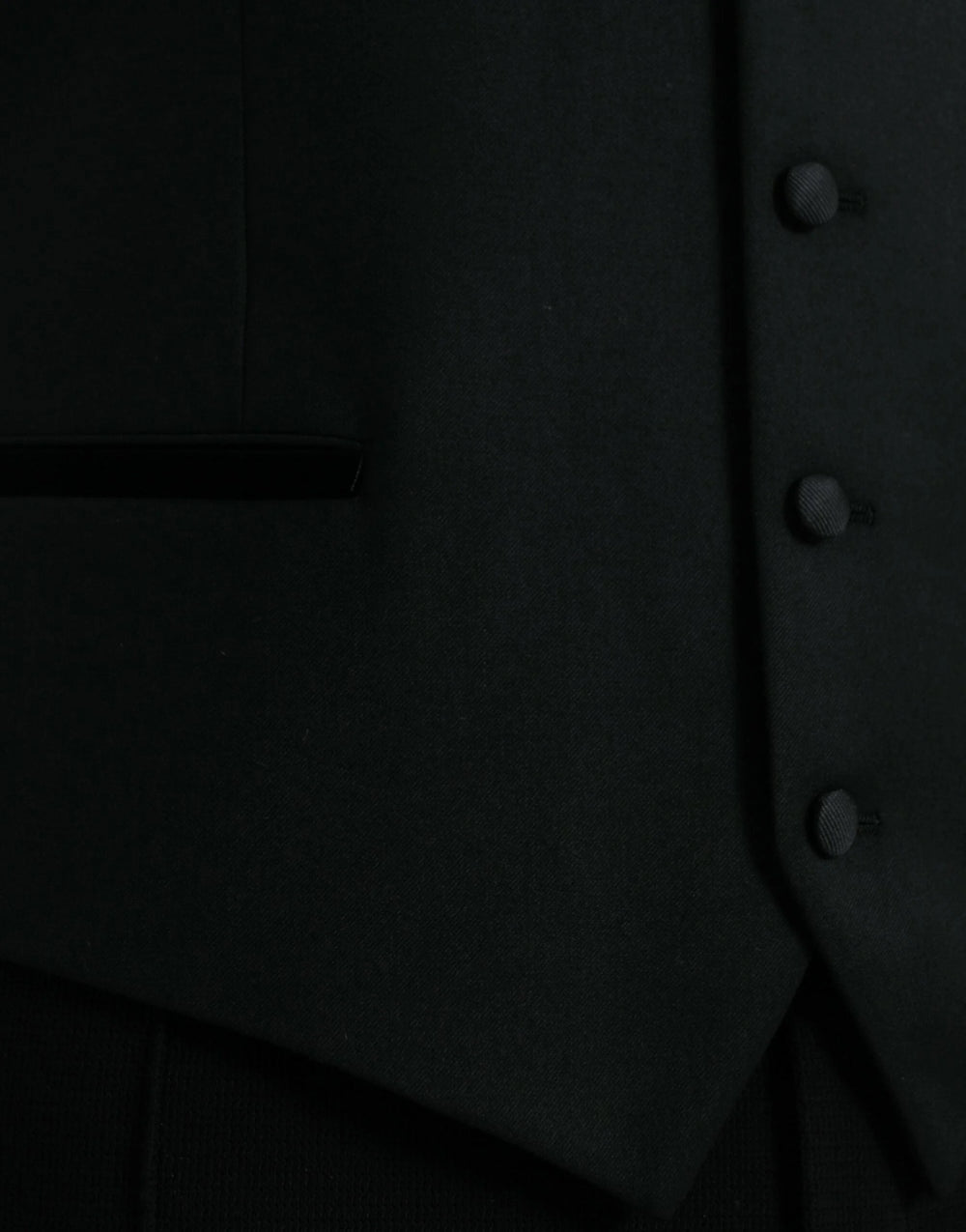 Dolce & Gabbana Black Silk Waistcoat Dress Formal Vest - IT54 | XL - Vests