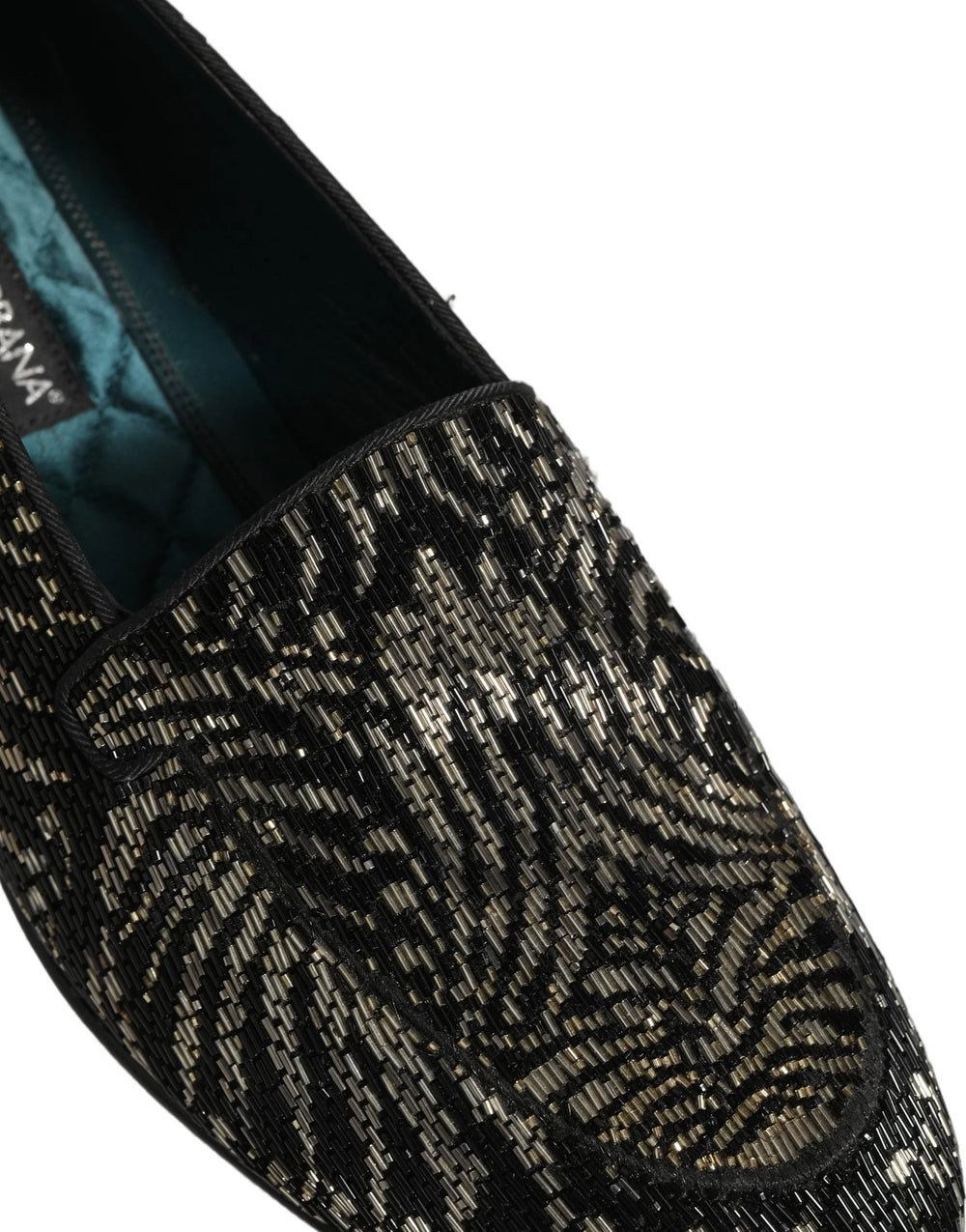 Dolce & Gabbana zwarte loafers met zilveren versiering - schoenen - EU43/US10
