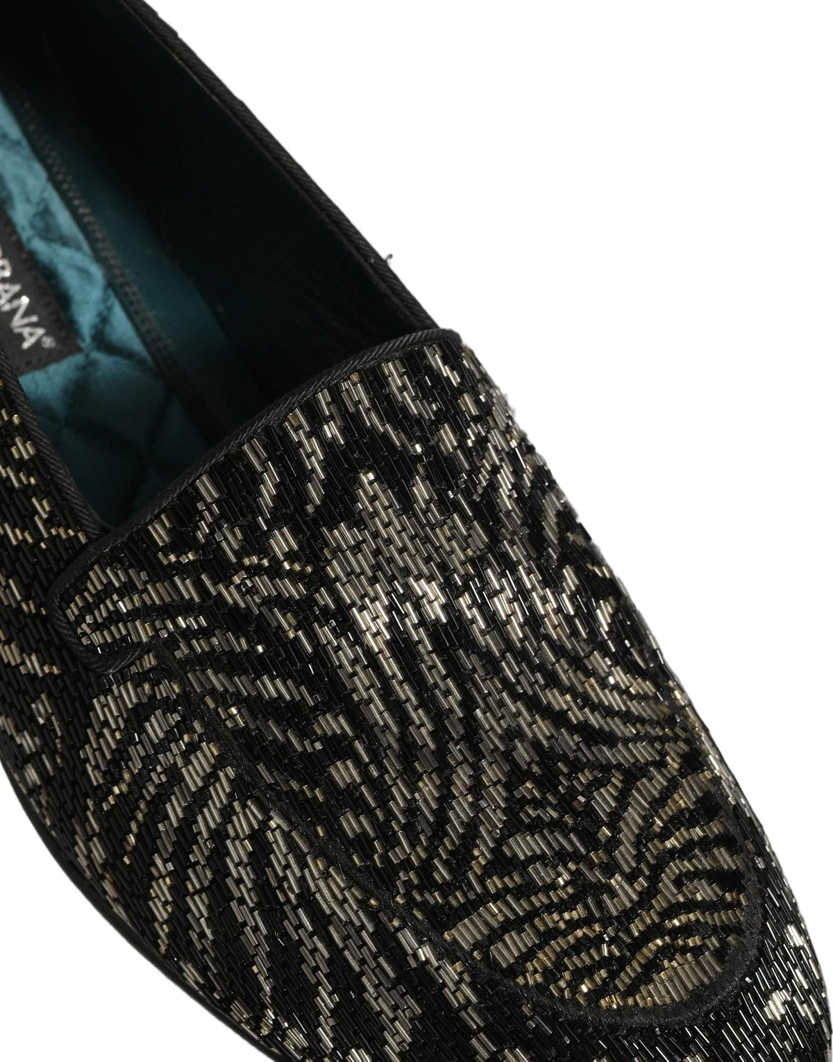 Dolce & Gabbana zwarte loafers met zilveren versiering - schoenen - EU43/US10