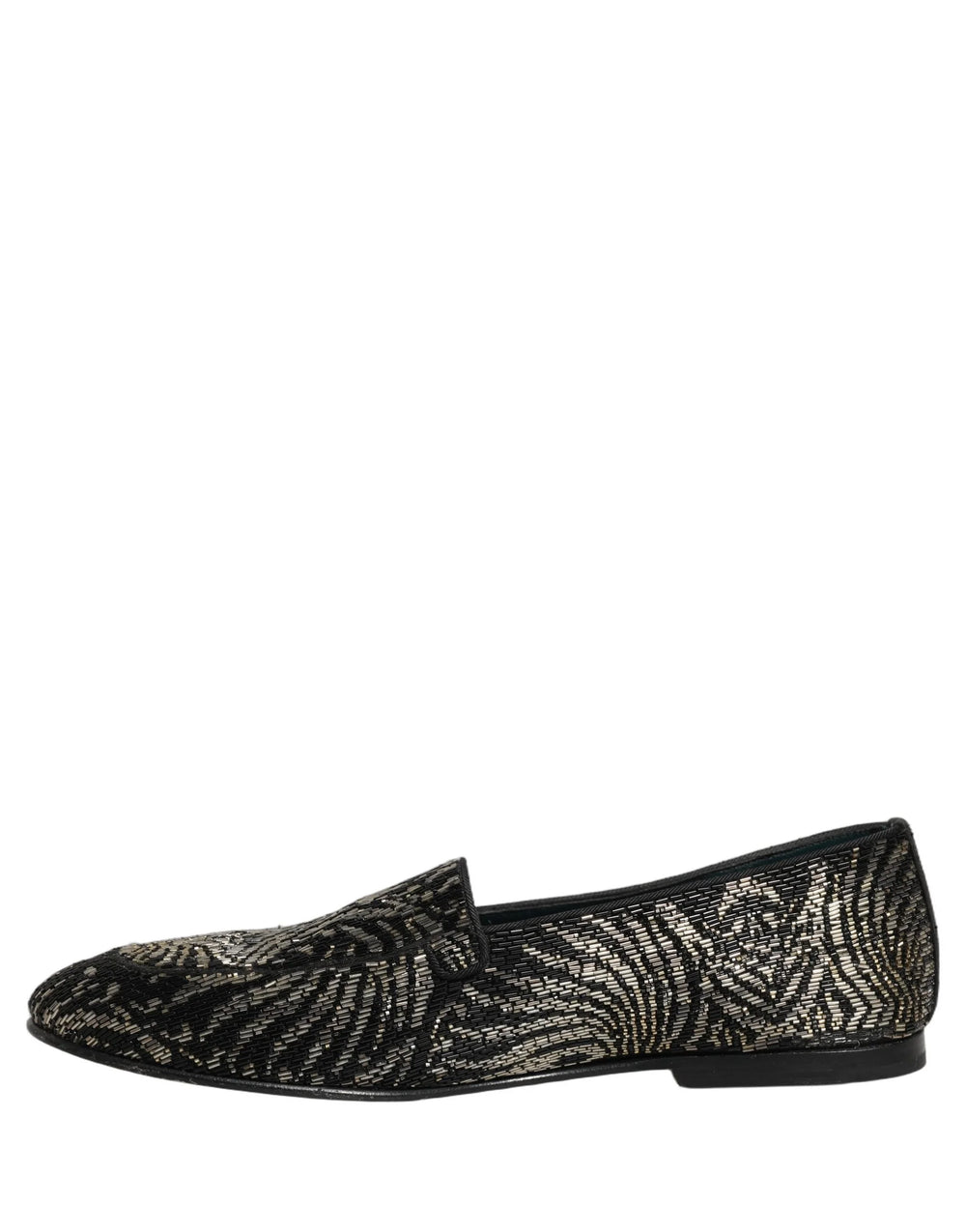 Dolce & Gabbana zwarte loafers met zilveren versiering - schoenen - EU43/US10