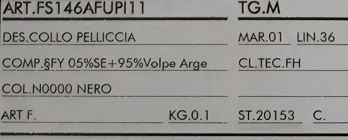 Dolce & Gabbana Black Silver Fox Fur Scarf - M - Scarves & Shawls