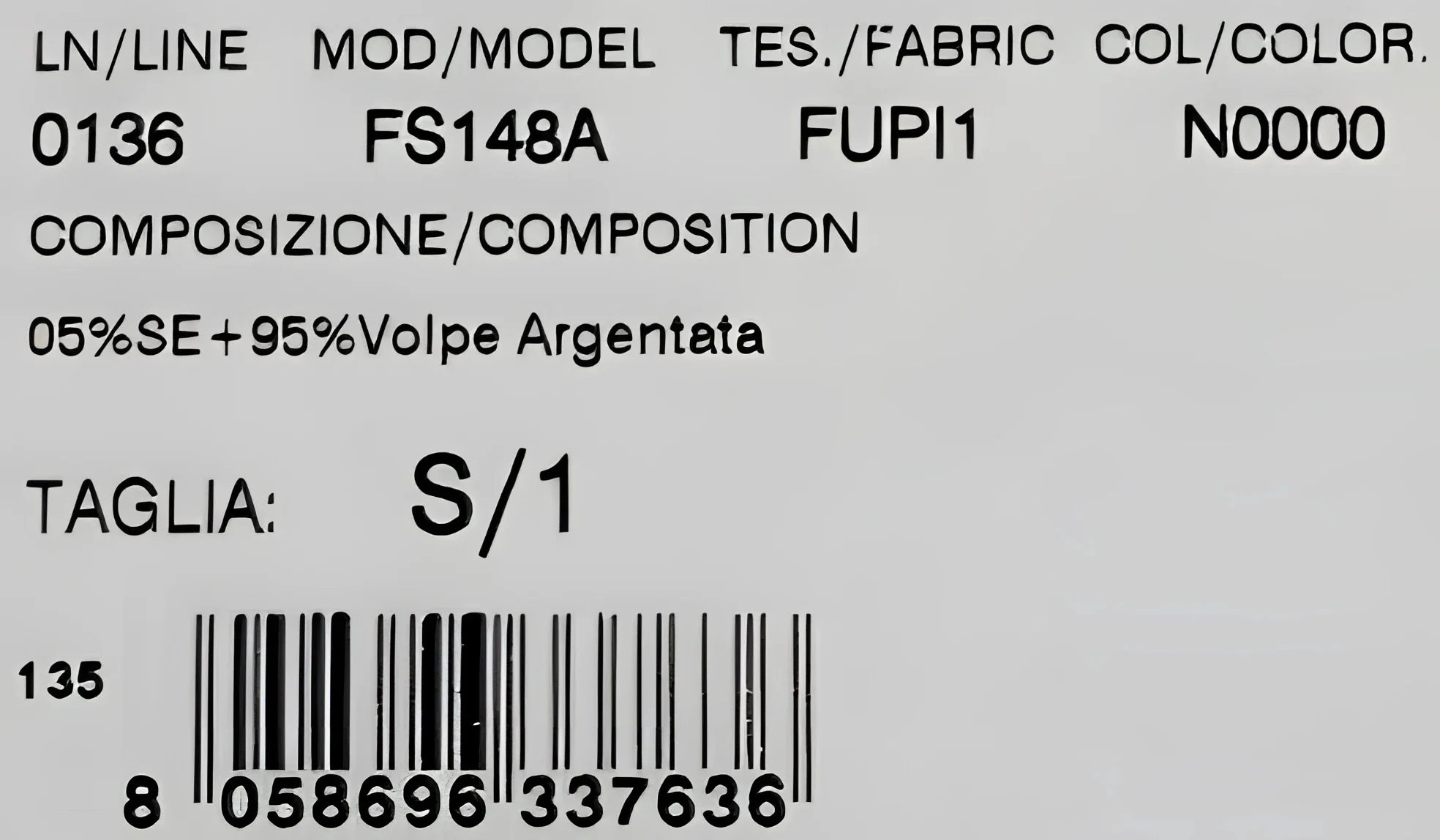 Dolce & Gabbana Black Silver Fox Fur Scarf - Scarves & Shawls