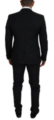 Dolce & Gabbana Black Single Breasted 2 Piece MARTINI Suit - IT50 | L - Suits