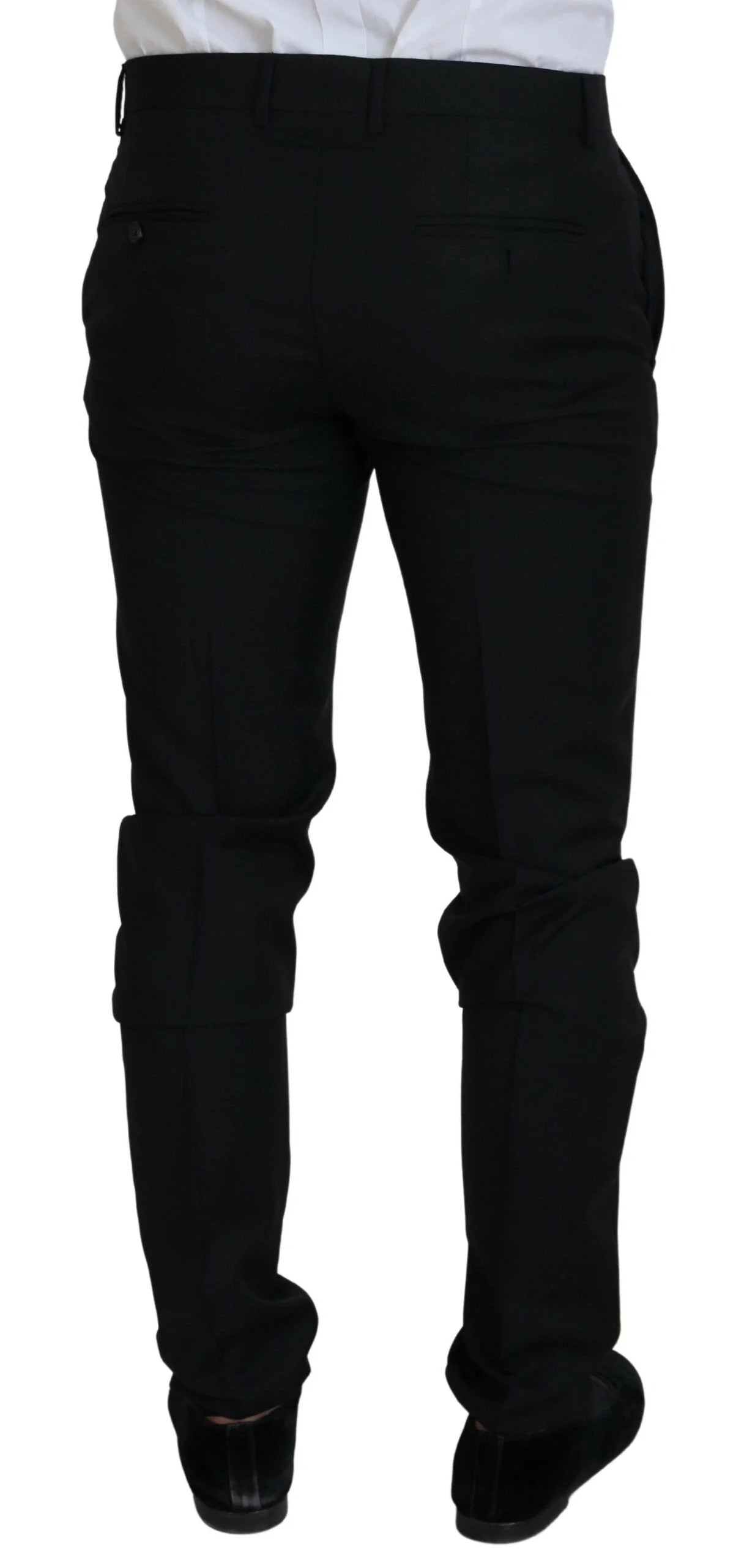 Dolce & Gabbana Black Single Breasted 2 Piece MARTINI Suit - IT50 | L - Suits