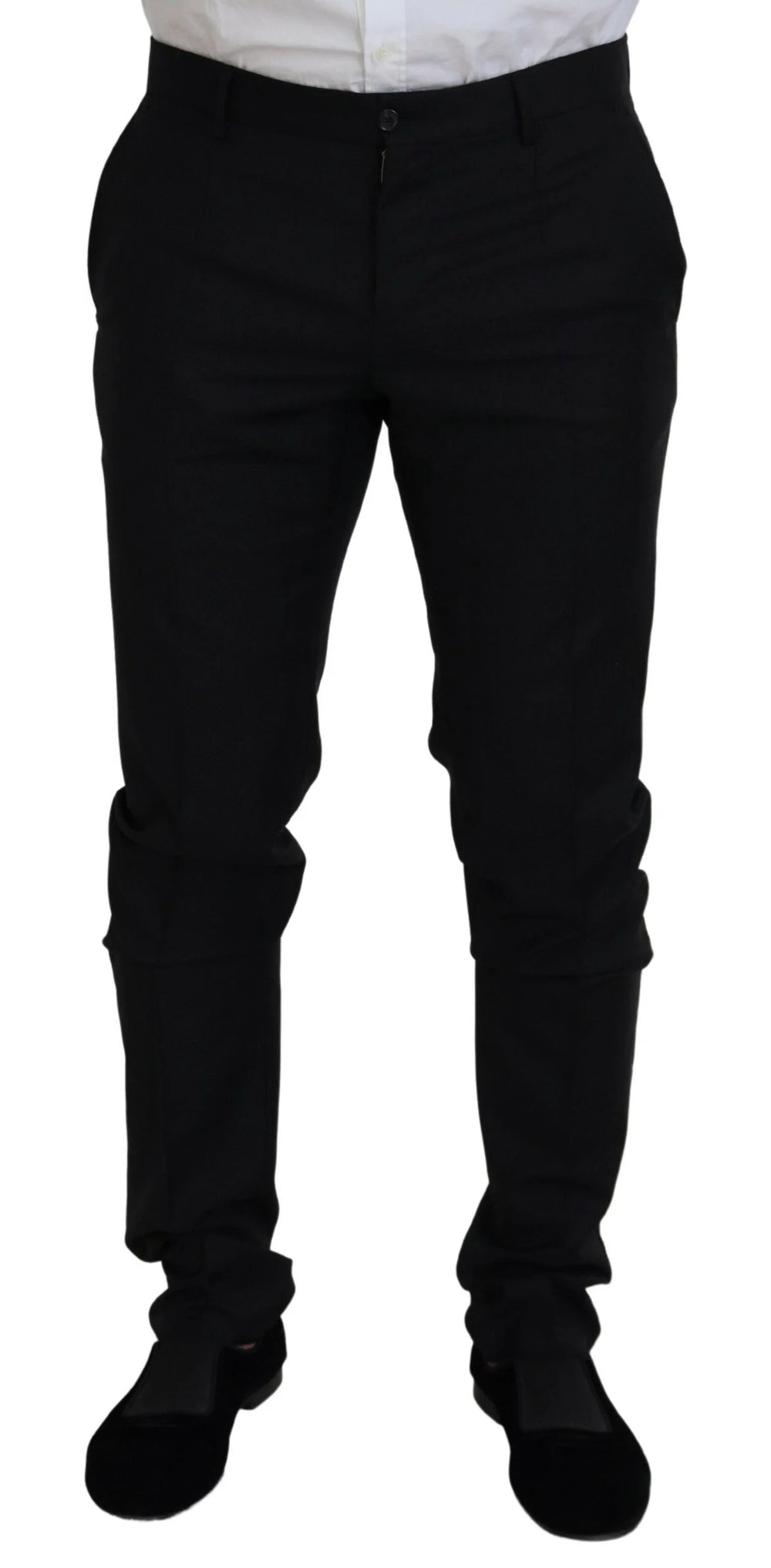 Dolce & Gabbana Black Single Breasted 2 Piece MARTINI Suit - IT50 | L - Suits