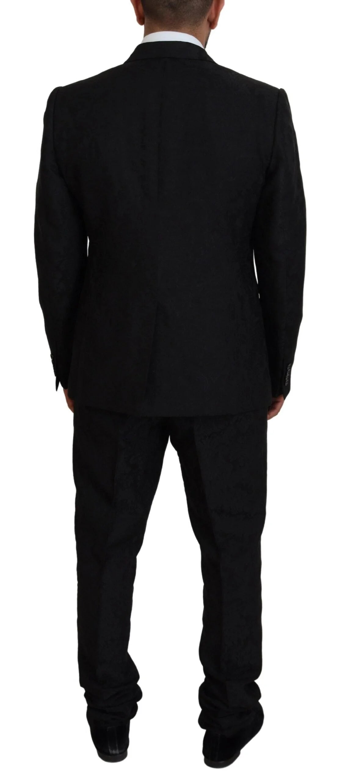 Dolce & Gabbana Black Single Breasted 2 Piece MARTINI Suit - IT56 | XL - Pant Suits