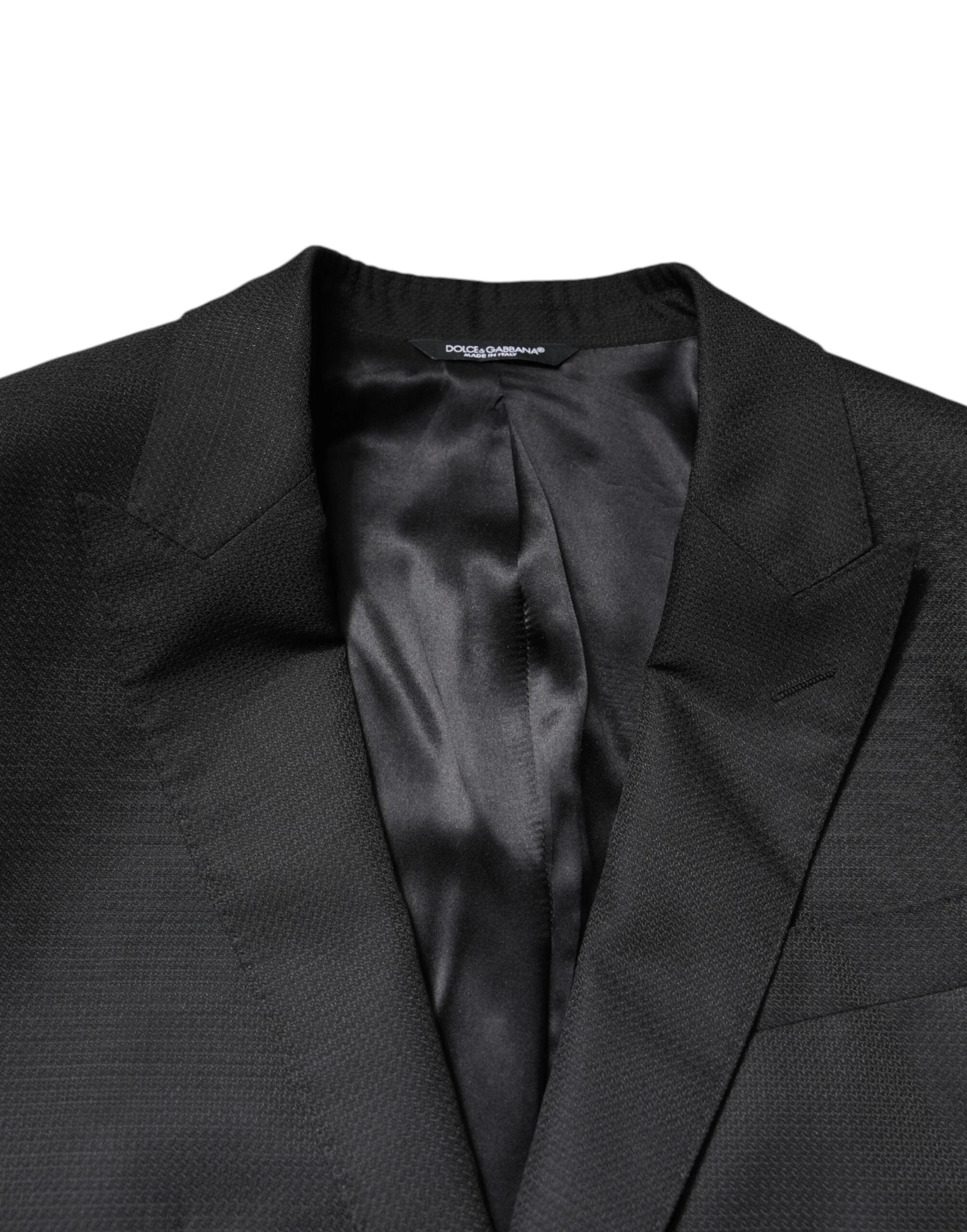 Dolce & Gabbana Black Single Breasted Formal 2 Piece Suit - IT46 | S - Pant Suits