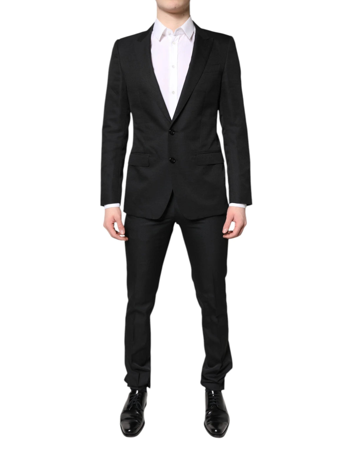 Dolce & Gabbana Black Single Breasted Formal 2 Piece Suit - IT46 | S - Pant Suits