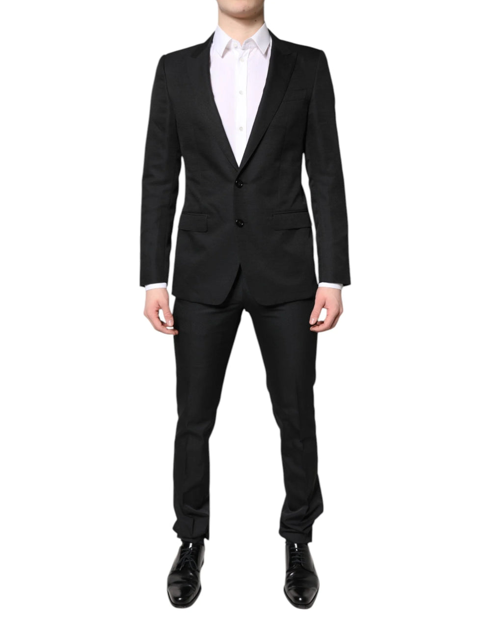 Dolce & Gabbana Black Single Breasted Formal 2 Piece Suit - IT46 | S - Pant Suits