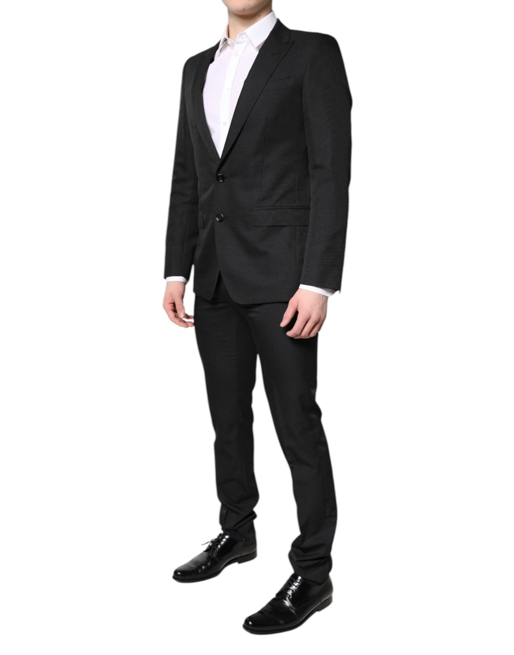 Dolce & Gabbana Black Single Breasted Formal 2 Piece Suit - IT46 | S - Pant Suits