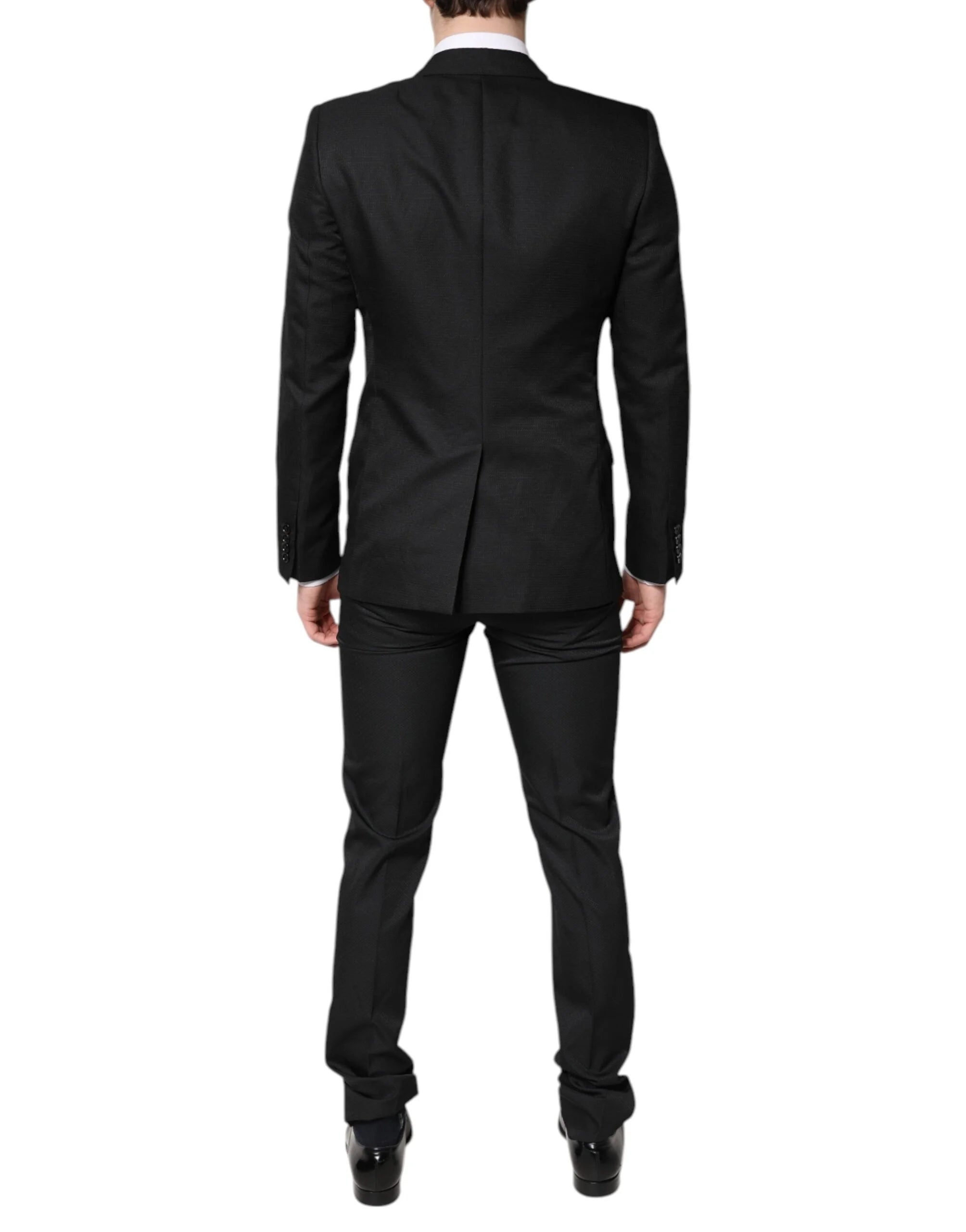 Dolce & Gabbana Black Single Breasted Formal 2 Piece Suit - IT46 | S - Pant Suits
