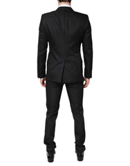Dolce & Gabbana Black Single Breasted Formal 2 Piece Suit - IT46 | S - Pant Suits