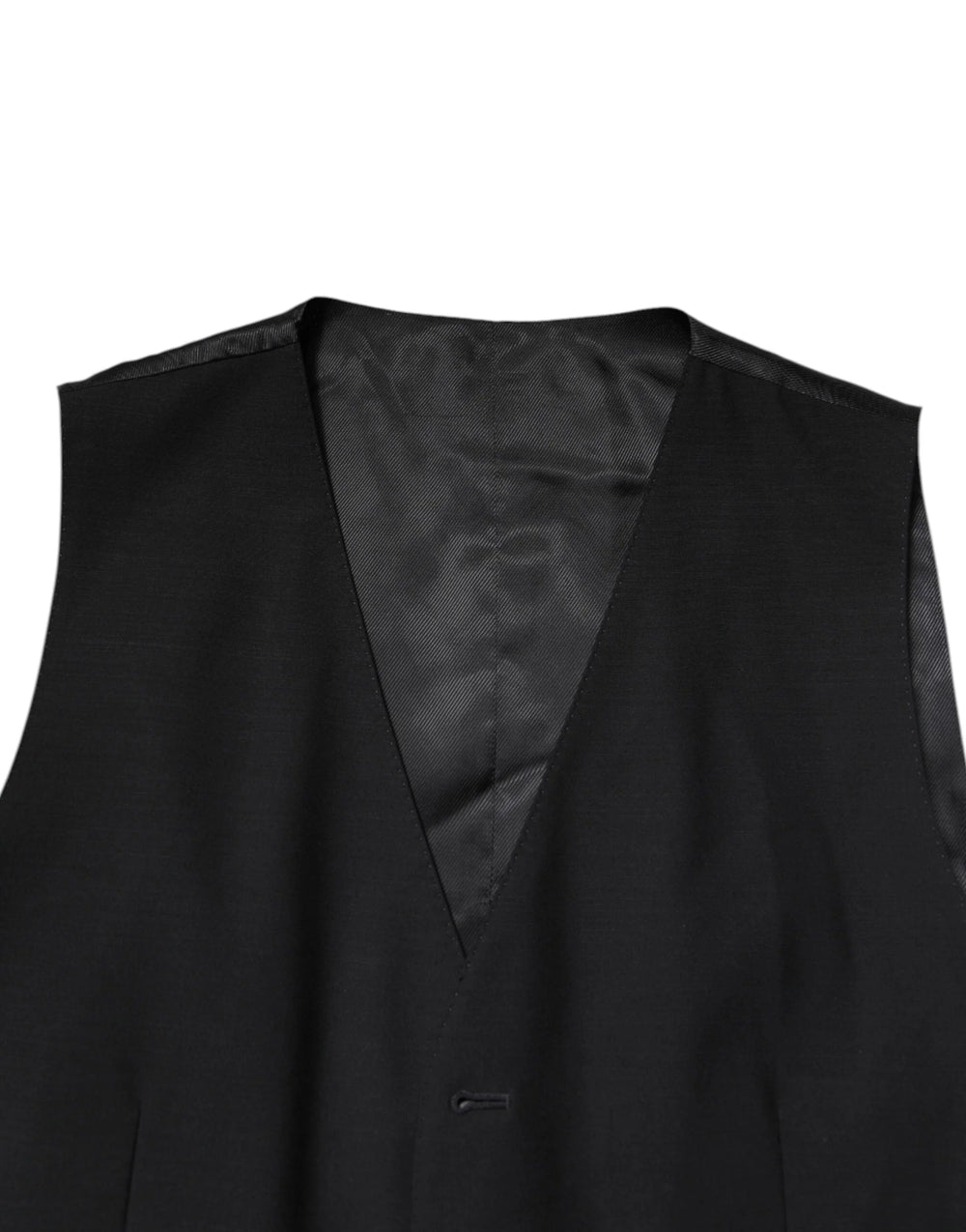 Dolce & Gabbana Black Single Breasted Formal 3 Piece Suit - IT52 | XL - Suits