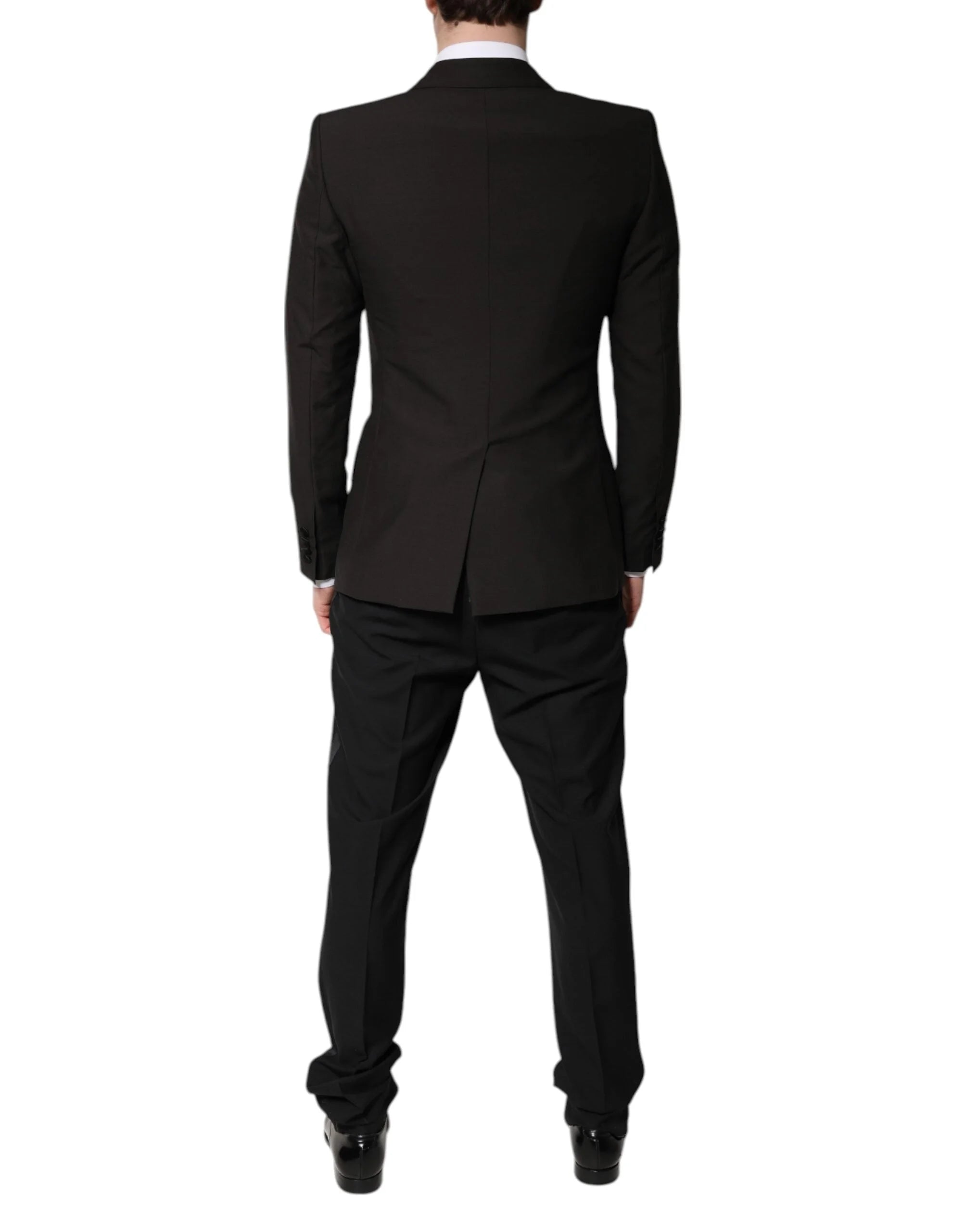 Dolce & Gabbana Black Single Breasted Formal 3 Piece Suit - IT52 | XL - Suits