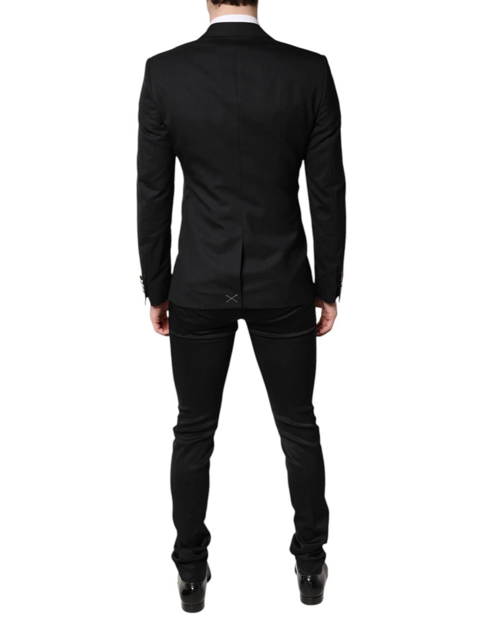 Dolce & Gabbana Black Single Breasted Formal Blazer with Vest - IT46 | S - Sport Jackets
