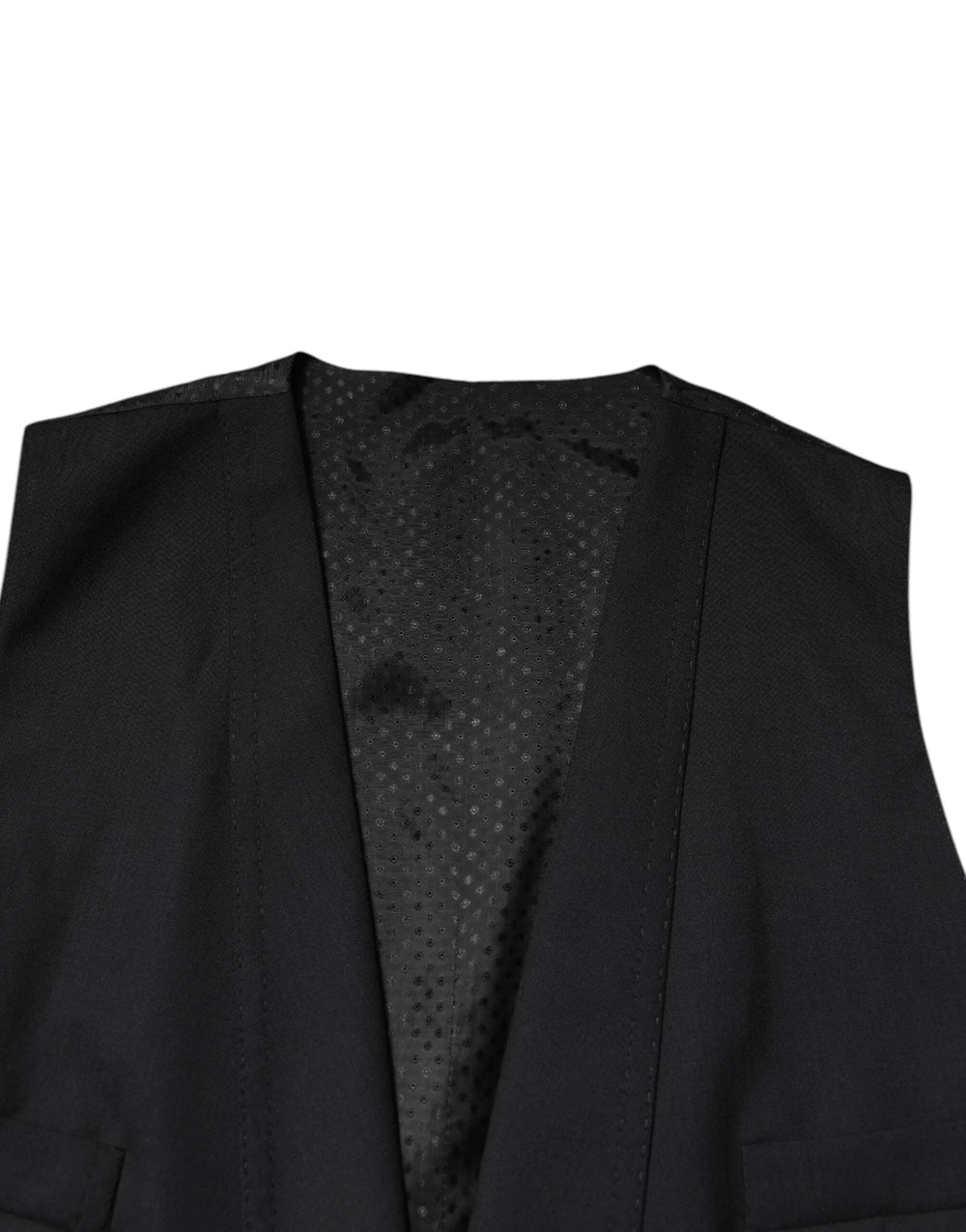 Dolce & Gabbana Black Single Breasted Formal Blazer with Vest - IT46 | S - Sport Jackets