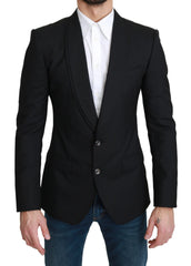 Dolce & Gabbana Black Single Breasted Formal Wool Blazer - IT46 | S - Sport Jackets