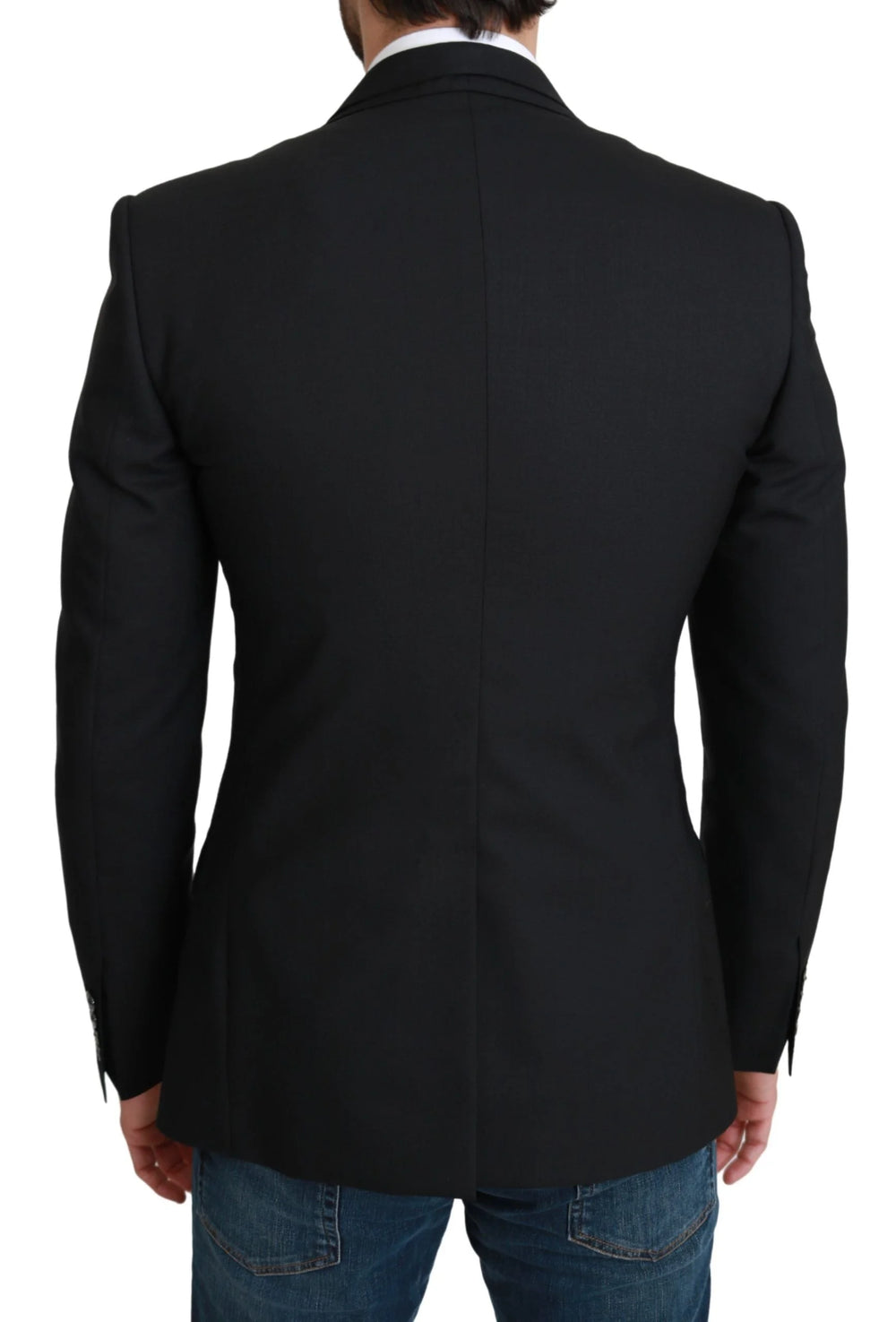 Dolce & Gabbana Black Single Breasted Formal Wool Blazer - IT46 | S - Sport Jackets
