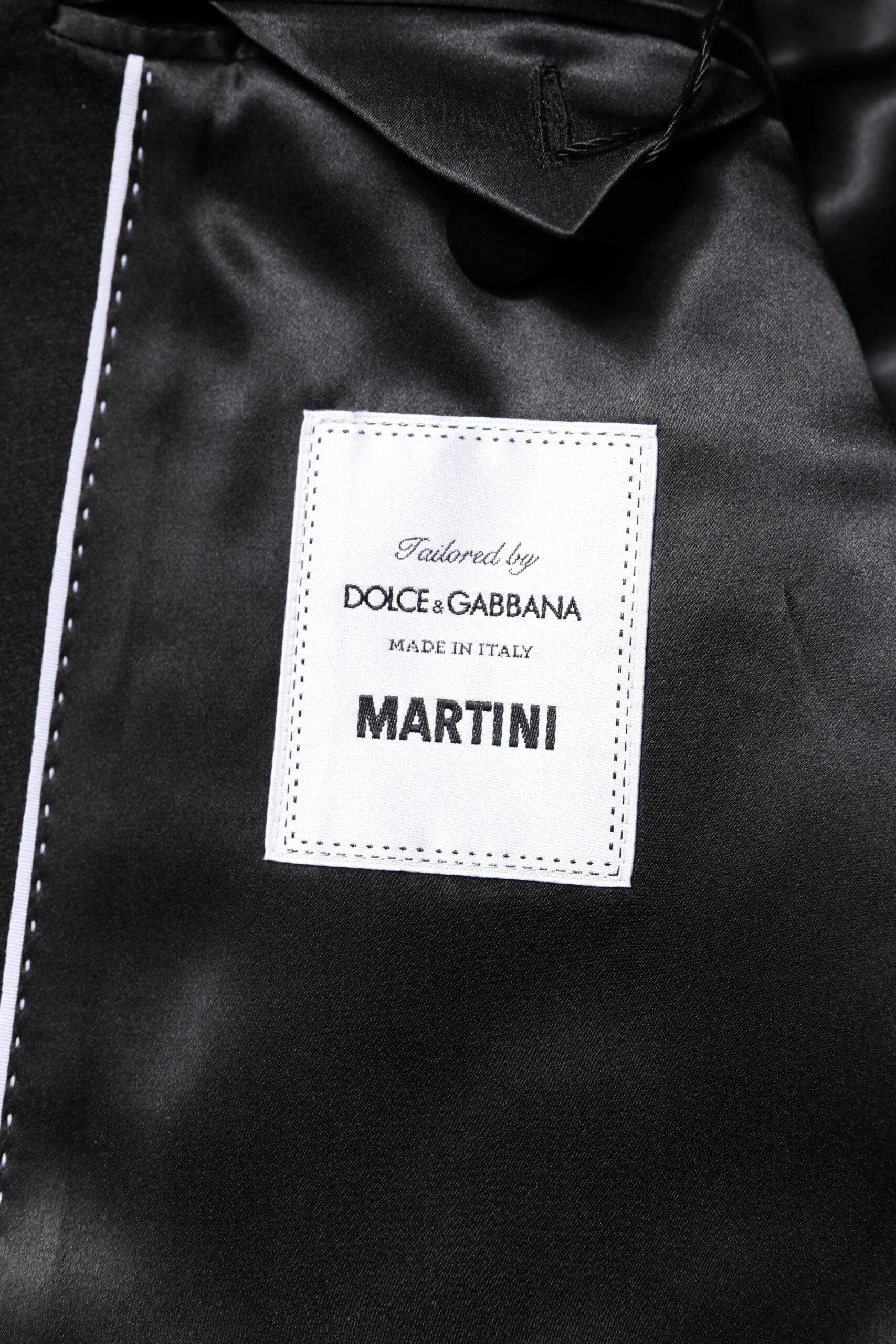 Dolce & Gabbana Black Single Breasted Men Coat MARTINI Blazer - IT46 | S - Sport Jackets