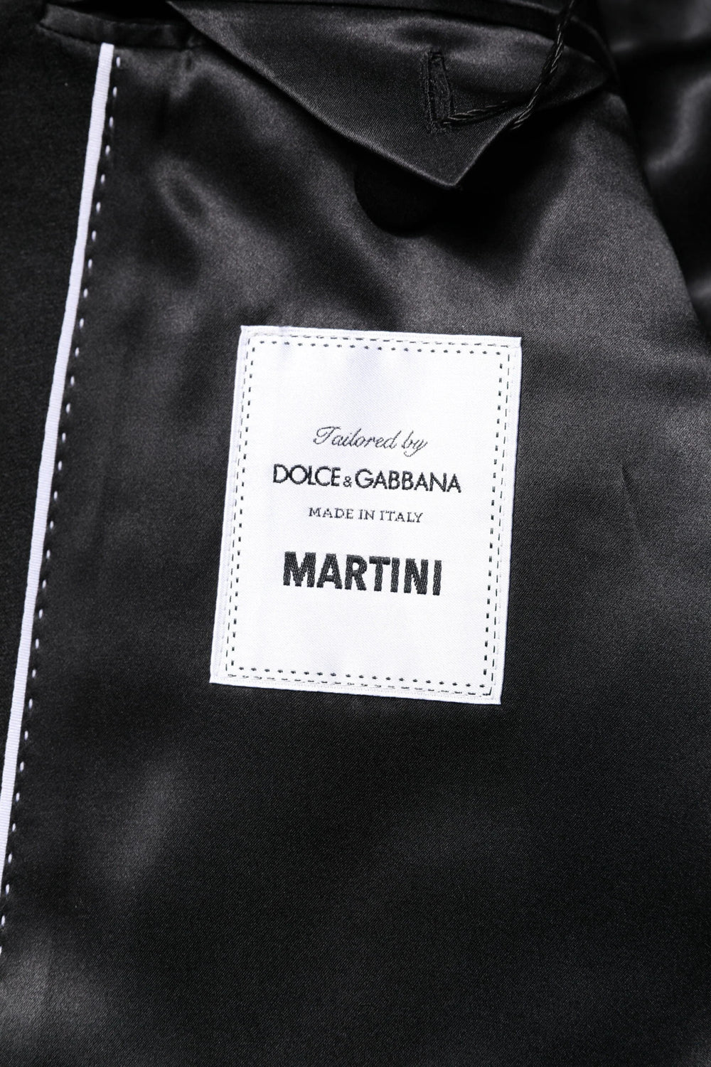 Dolce & Gabbana Black Single Breasted Men Coat MARTINI Blazer - IT46 | S - Sport Jackets