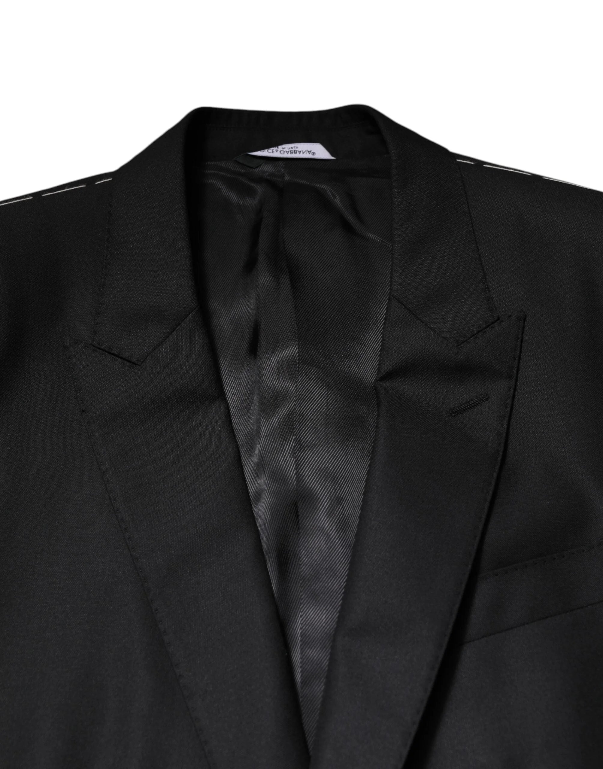 Dolce & Gabbana Black Single Breasted Suit 2 Piece Jacket - IT52 | XL - Tuxedos