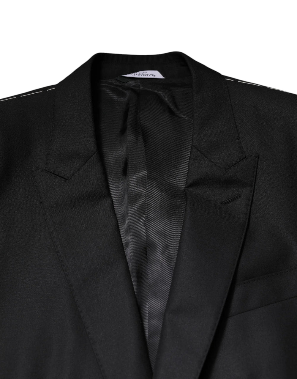 Dolce & Gabbana Black Single Breasted Suit 2 Piece Jacket - IT52 | XL - Tuxedos