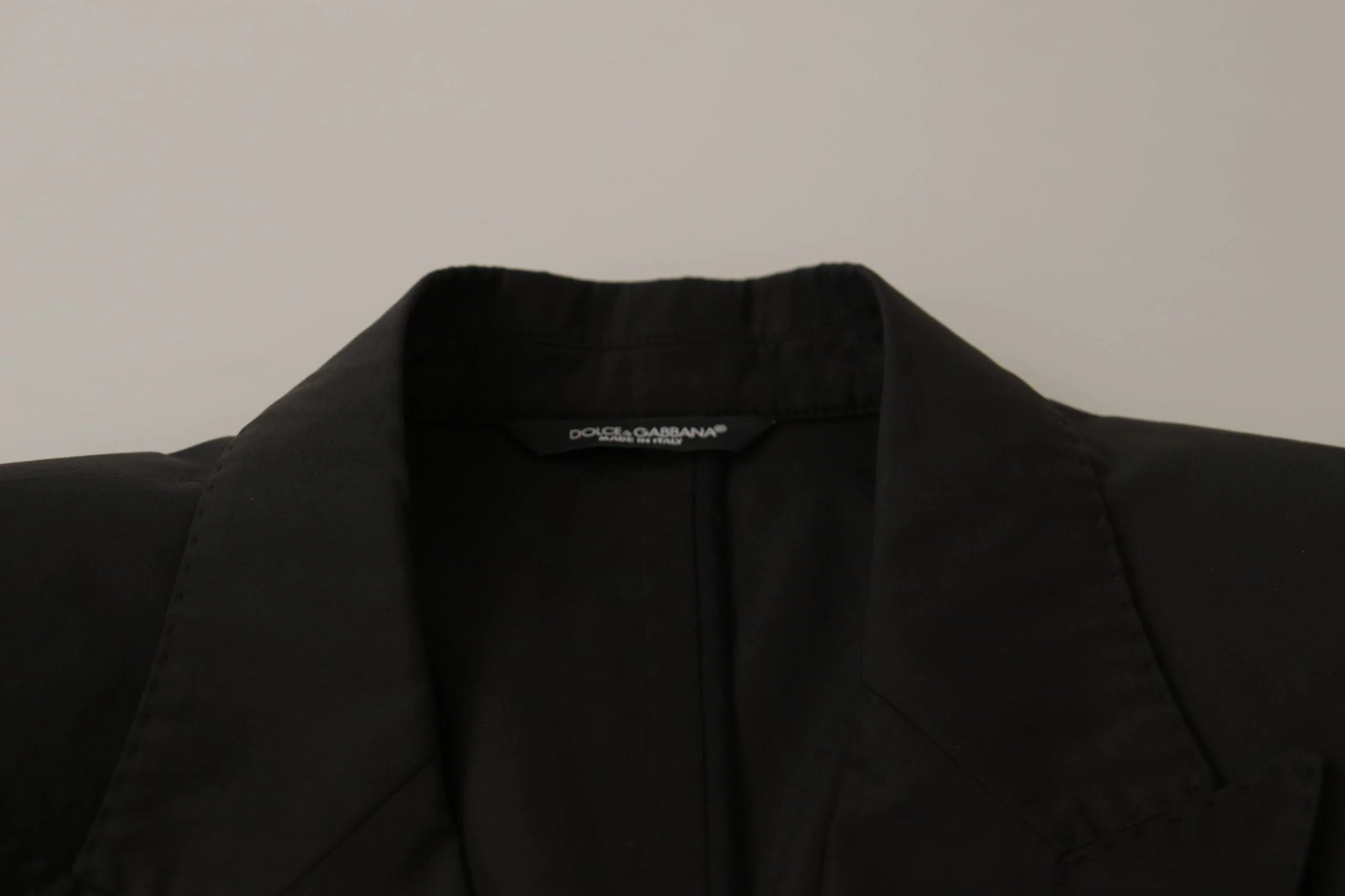 Dolce & Gabbana Black Single Breasted TAORMINA Breasted Blazer - IT50 | L - Sport Jackets