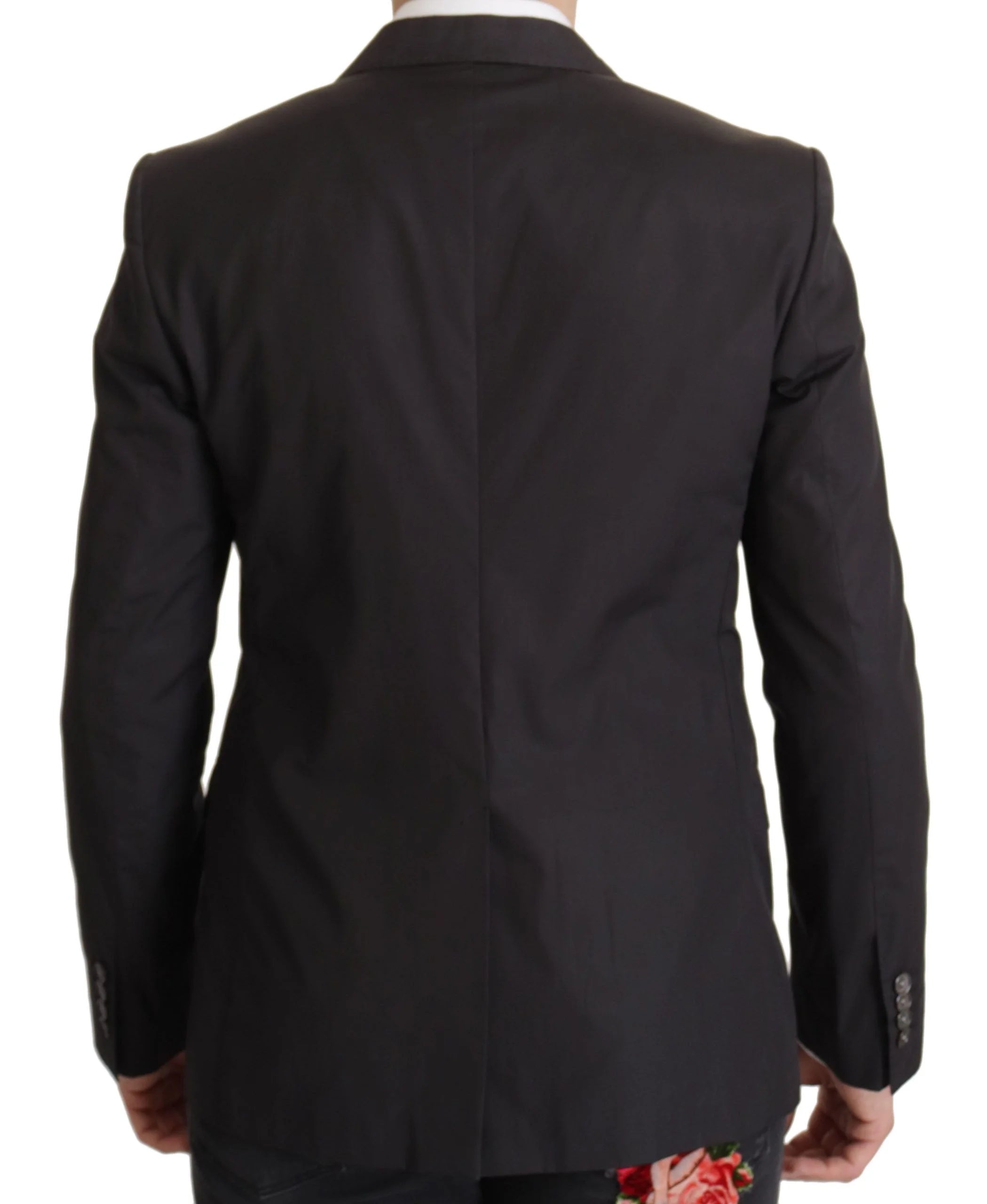 Dolce & Gabbana Black Single Breasted TAORMINA Breasted Blazer - IT50 | L - Sport Jackets