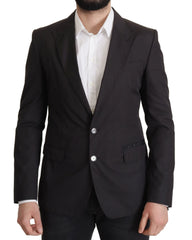 Dolce & Gabbana Black Single Breasted TAORMINA Breasted Blazer - IT50 | L - Sport Jackets