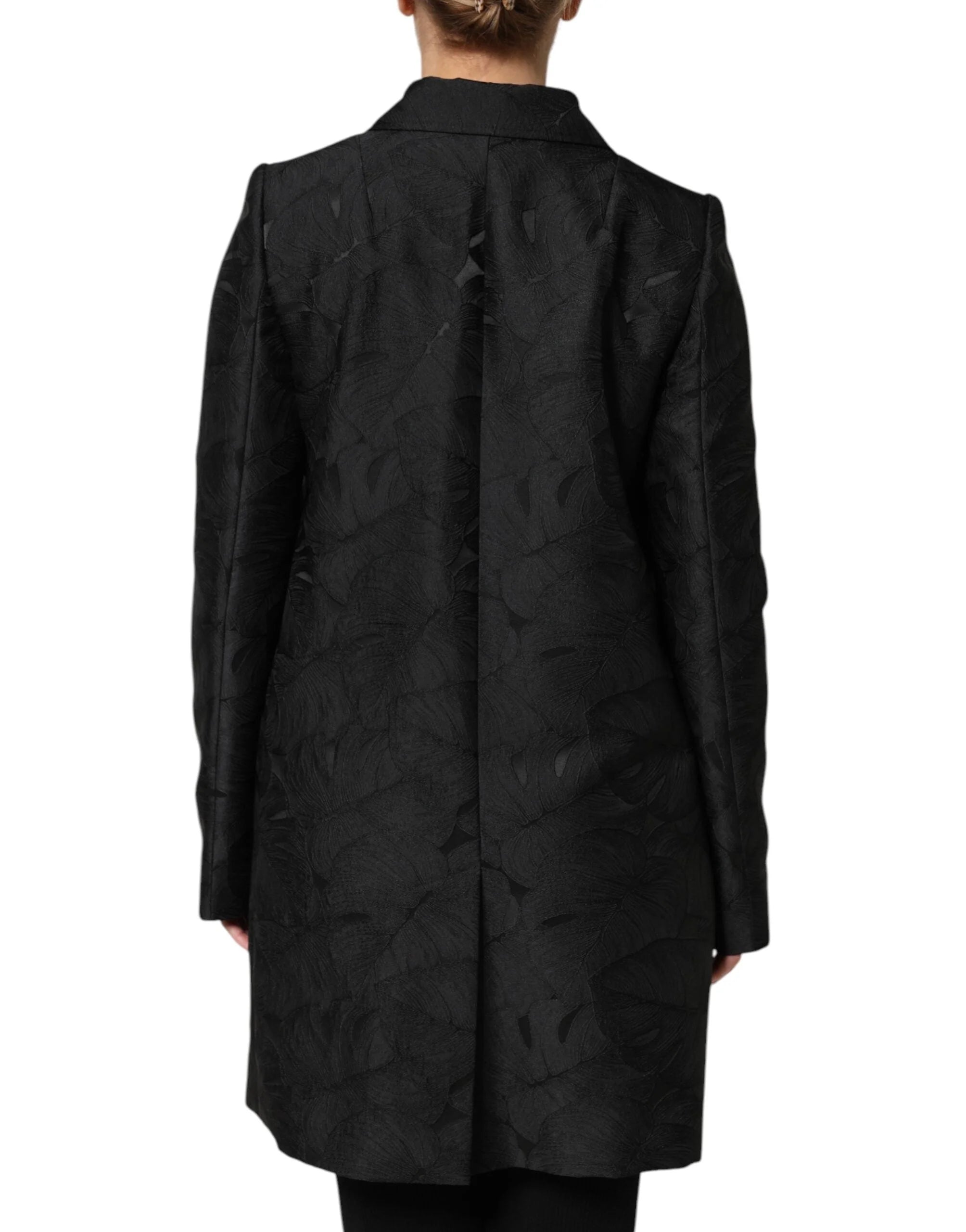 Dolce & Gabbana Black Single Breasted Trench Coat Jacket - Trench Coats