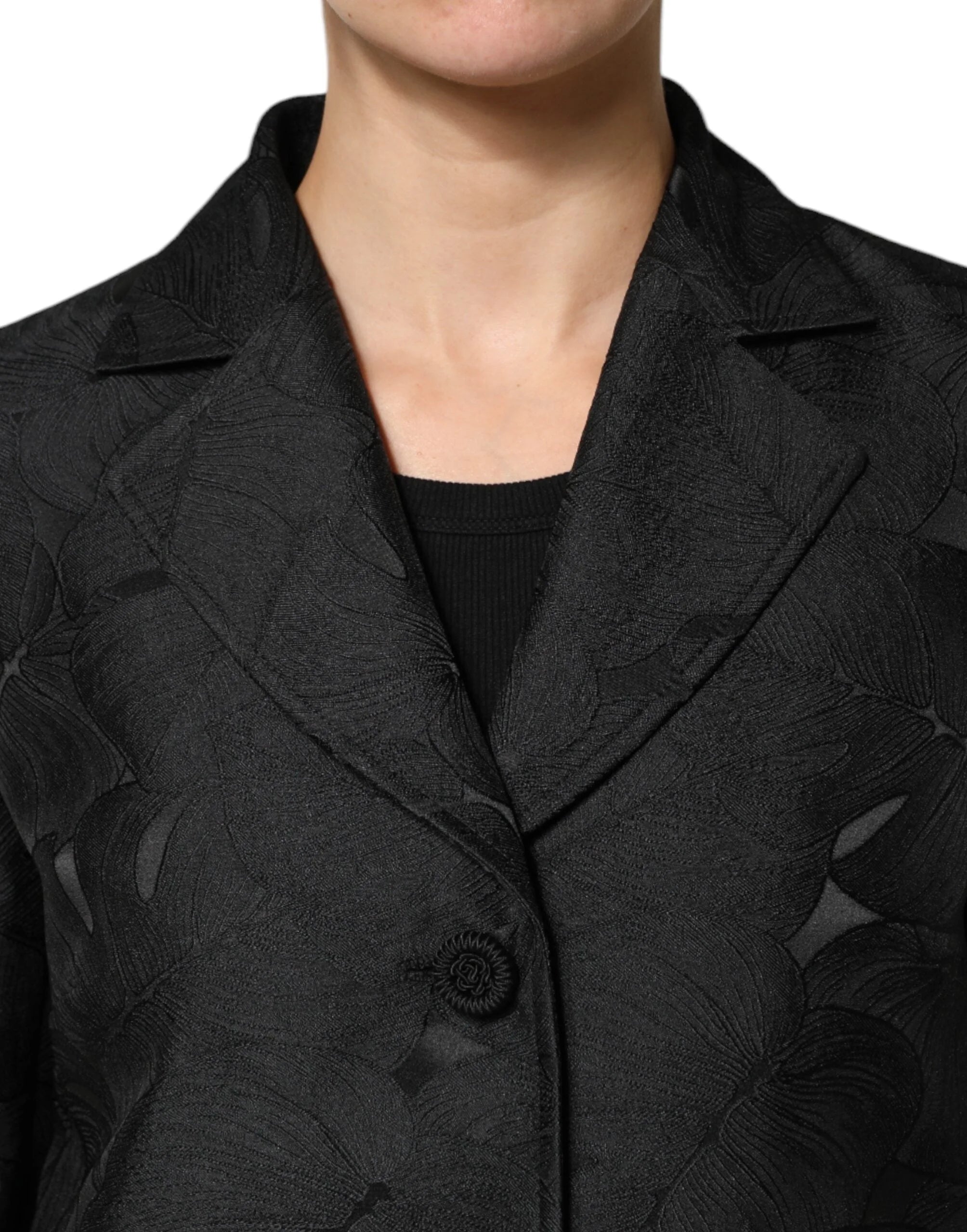 Dolce & Gabbana Black Single Breasted Trench Coat Jacket - Trench Coats