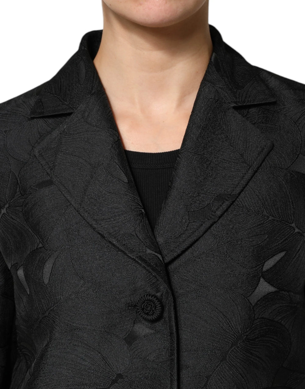 Dolce & Gabbana Black Single Breasted Trench Coat Jacket - Trench Coats