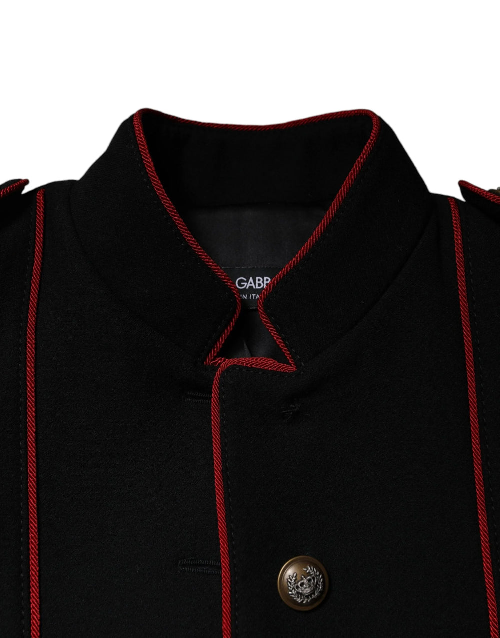 Dolce & Gabbana Black Single Breasted Trench Coat Jacket - IT38 | XS - Trench Coats