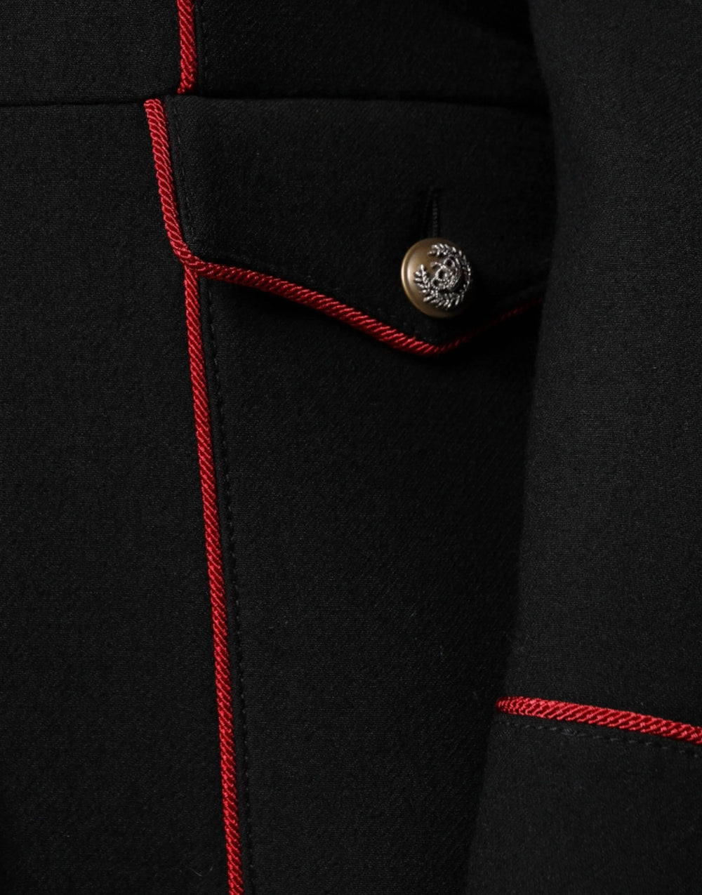 Dolce & Gabbana Black Single Breasted Trench Coat Jacket - IT38 | XS - Trench Coats